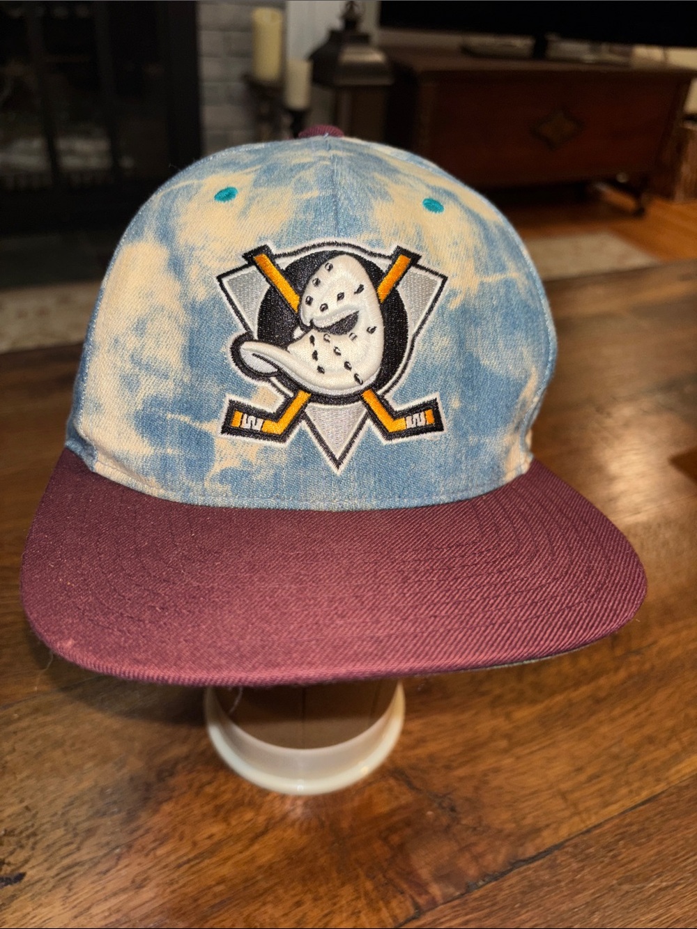 Mitchell & Ness Pittsburgh Penguins Tie-Dye  Hockey Patch SnapBack Hat